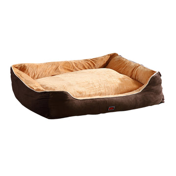 PaWz Pet Bed Mattress Dog Cat Pad Mat Puppy Cushion Soft Warm Washable 2XL Brown PaWz